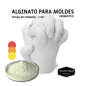 Alginato para moldes 450Gr Cromático
