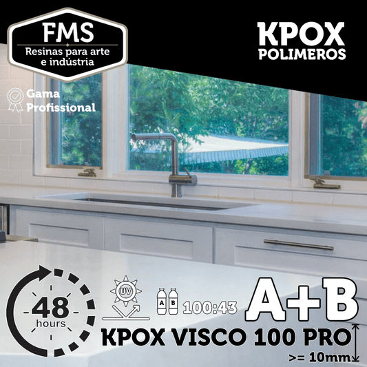 Kpox Visco 100 PRO 48Hr (A+B) 100:43 - Fms Artepoxy - Iberica